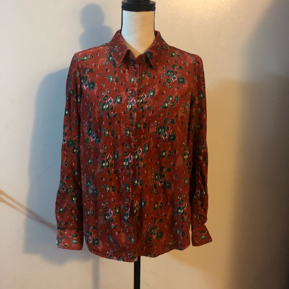 Anthropologie button down 8